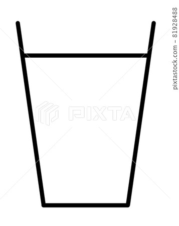 Illustration material of water in a cup Illustration material of water in a cup 81928488