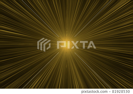 Radial lines of warp effect (gold) 81928530