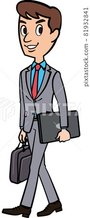 American comics businessman with a personal computer American comics businessman with a personal computer 81932841