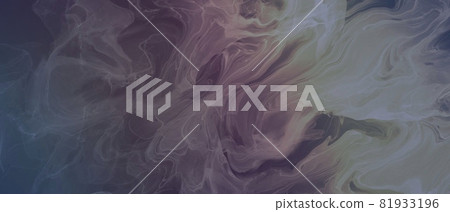 Dark color alcohol ink art marble pattern abstract background modern smoke water banner gradation 81933196