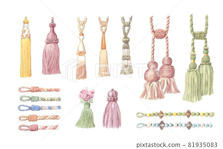 水彩：流蘇 81935083