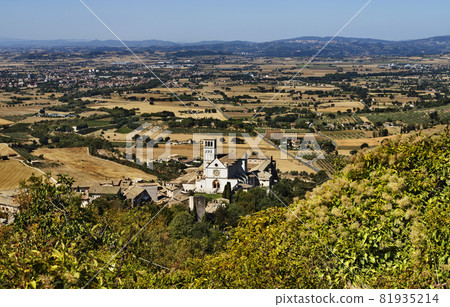Panoramic view of Basilica of Saint Francis of Assisi Panoramic view of Basilica of Saint Francis of Assisi 81935214