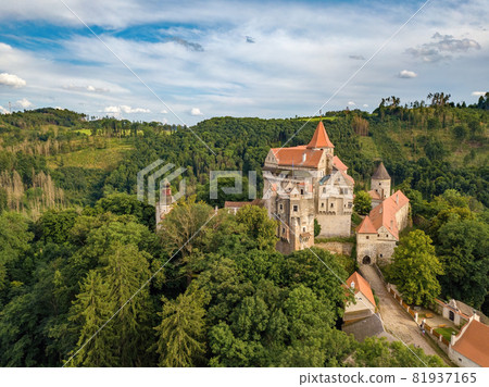 historical medieval castle Pernstejn, Czech Republic historical medieval castle Pernstejn, Czech Republic 81937165