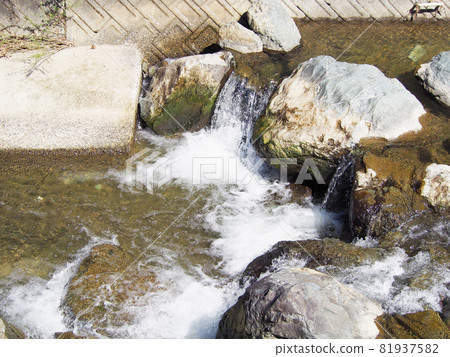 Splash of stream 81937582