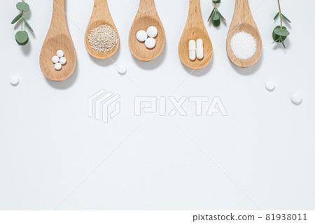 藥物和補充劑的圖像材料 81938011