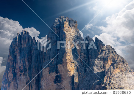Drei Zinnen or Tre Cime di Lavaredo - Dolomites Italian Alps Drei Zinnen or Tre Cime di Lavaredo - Dolomites Italian Alps 81938680