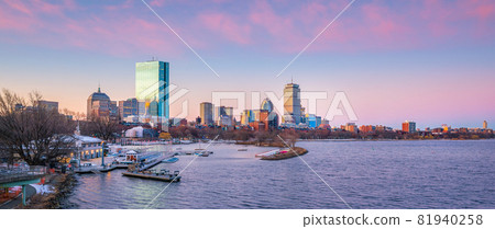 Panorama view of Boston skyline Panorama view of Boston skyline 81940258