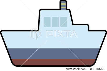 一艘可愛的簡單船的變形圖 一艘可愛的簡單船的變形圖 81940666