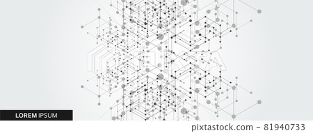 Simple technology graphic background Simple technology graphic background 81940733