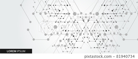 Simple technology graphic background 81940734