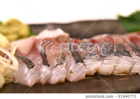 Horse mackerel sashimi Horse mackerel sashimi 81940771