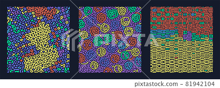 Turing pattern. Reaction-diffusion model.... - Stock Illustration ...