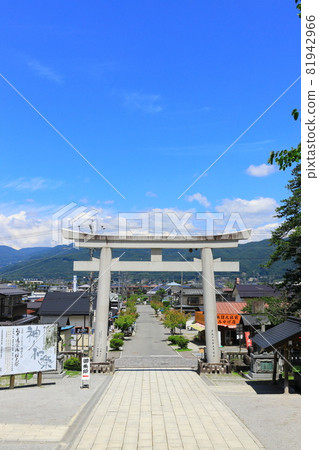 Nagano Prefecture Suwa Taisha Upper Shrine Hongu Nagano Prefecture Suwa Taisha Upper Shrine Hongu 81942966