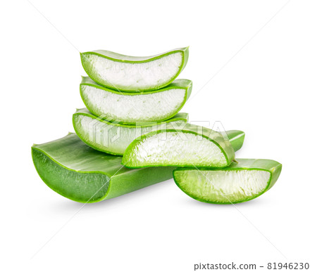Aloe Vera isolated on white background 81946230