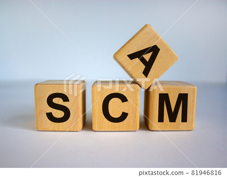 Concept word 'scam' on cubes on a beautiful white background. Business concept. Concept word 'scam' on cubes on a beautiful white background. Business concept. 81946816