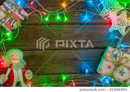 New Year and Christmas mokcup. New Year and Christmas mokcup. 81946994