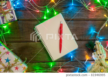 New Year and Christmas mokcup. New Year and Christmas mokcup. 81946995