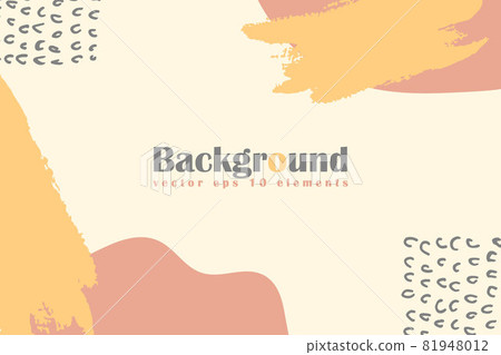 Vector Texture Nude Background Brush Elements. Beauty and Fashion Company Branding Design Style. Creative Business Concept Pastel Brown Beige Color Vector Texture Nude Background Brush Elements. Beauty and Fashion Company Branding Design Style. Creative Business Concept Pastel Brown Beige Color 81948012