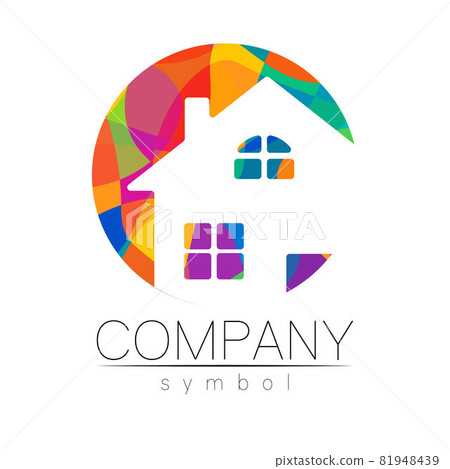 Company Logo Vector House Icon for Branding Real Estate Symbol Building and Apartment Rent Concept Sign Company Logo Vector House Icon for Branding Real Estate Symbol Building and Apartment Rent Concept Sign 81948439