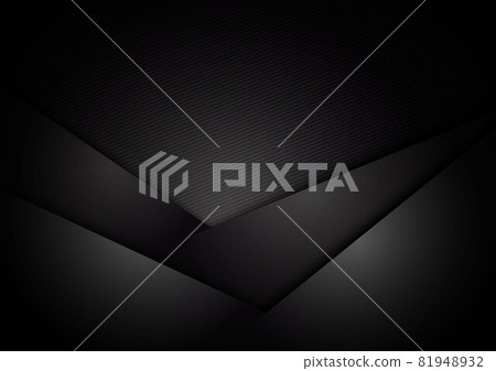 Abstract luxury shiny black and grey triangles layered overlapping background and texture. Abstract luxury shiny black and grey triangles layered overlapping background and texture. 81948932