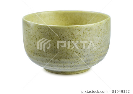 Ceramic bowl isolated on white background. clipping path. 81949332