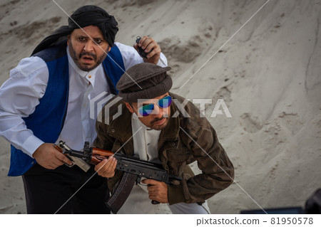 The Taliban are planning terrorist attacks with weapons. The Taliban are planning terrorist attacks with weapons. 81950578