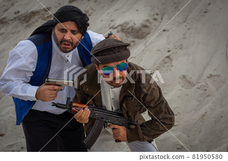 The Taliban are planning terrorist attacks with weapons. The Taliban are planning terrorist attacks with weapons. 81950580