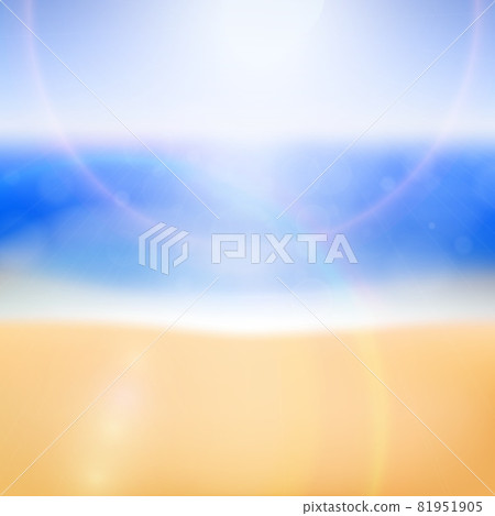 Abstract soft blue sky and sunrise over the sea Abstract soft blue sky and sunrise over the sea 81951905