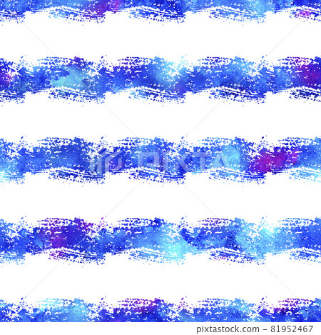 Watercolor Brush Stripes Seamless Pattern Hand Painted Grange Geometric Design in Blue Color. Modern Strokes Grung Collage Background Watercolor Brush Stripes Seamless Pattern Hand Painted Grange Geometric Design in Blue Color. Modern Strokes Grung Collage Background 81952467
