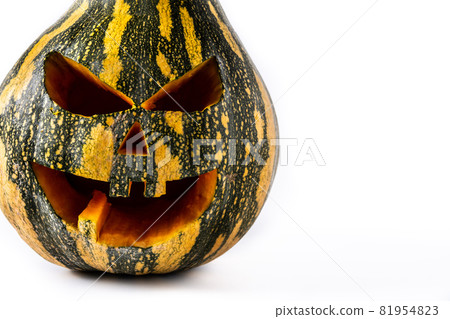 Halloween green pumpkin Halloween green pumpkin 81954823