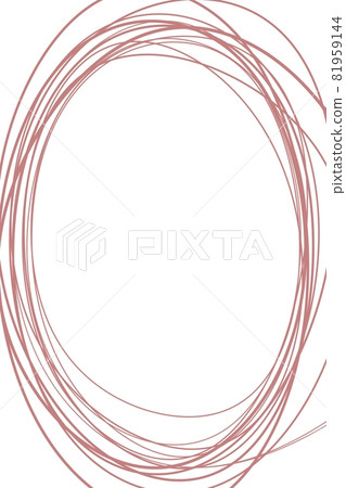 minimalist digital hand drawing abstract illustration of one line neutral frame circle, white background space for text minimalist digital hand drawing abstract illustration of one line neutral frame circle, white background space for text 81959144