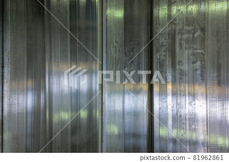 bare shiny metal plates background 81962861