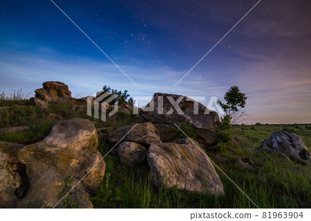 night stones landscape night stones landscape 81963904