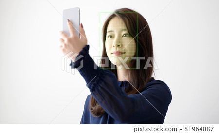Smartphone face recognition Smartphone face recognition 81964087