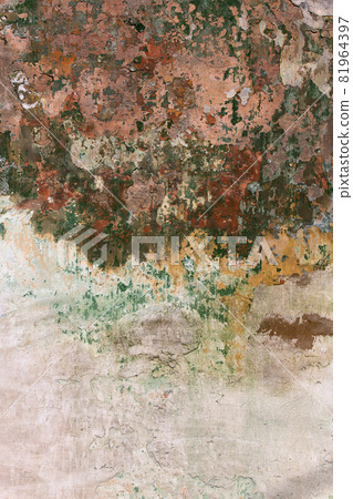 white-green old wall texture white-green old wall texture 81964397