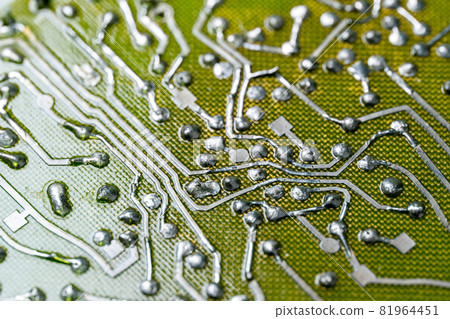 old flat bare fiberglass pcb without components with selective f old flat bare fiberglass pcb without components with selective f 81964451