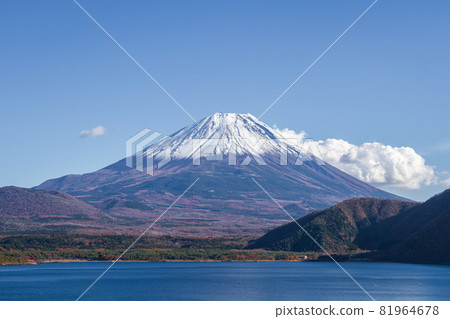 With Lake Motosu and Mt. Fuji With Lake Motosu and Mt. Fuji 81964678