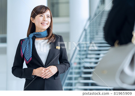 Receptionist Women Business Concierge Office Receptionist Women Business Concierge Office 81965909