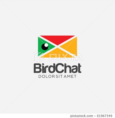 Bird Envelope Mail Logo icon. Bird message logo design Template. bird chat icon Vector Illustration. Abstract Colorful tropical Bird logo design in rectangular shape. Bird Envelope Mail Logo icon. Bird message logo design Template. bird chat icon Vector Illustration. Abstract Colorful tropical Bird logo design in rectangular shape. 81967349