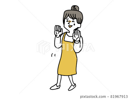 圍裙回溯的女人 圍裙回溯的女人 81967913