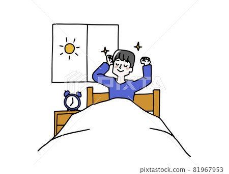 一個舒服地醒來的男人 81967953