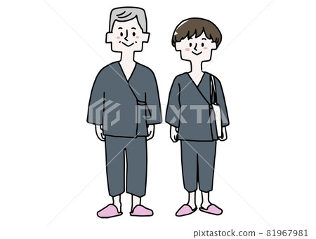 A set of older men and younger women receiving human dogs 81967981