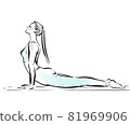 瑜伽姿勢女士 81969906