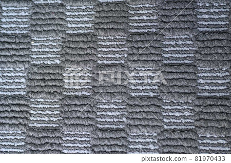 Gray and black checkered nylon material Gray and black checkered nylon material 81970433