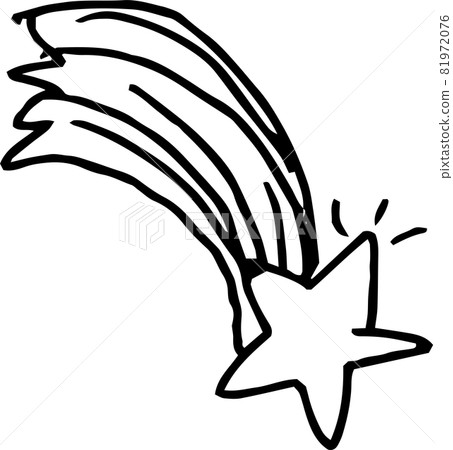 孩子畫的流星希望塗鴉 81972076