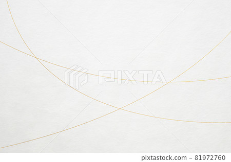 白色日本紙質感與金線圖案_優雅的日本背景 81972760