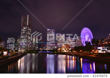 橫濱港未來的夜景 81976878