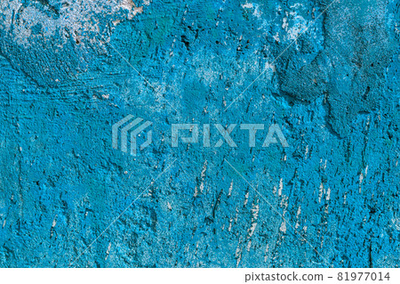 monocolor blue painted flat concrete surface closeup texture monocolor blue painted flat concrete surface closeup texture 81977014