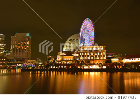 橫濱港未來的夜景 橫濱港未來的夜景 81977435