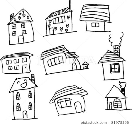 兒童塗鴉屋房屋房屋套裝 81978396